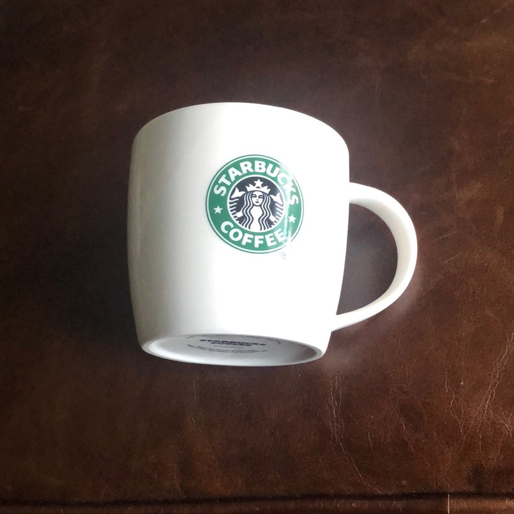 Starbucks New Bone China Coffee Mug Cup 12 ounces 2008 Never Used